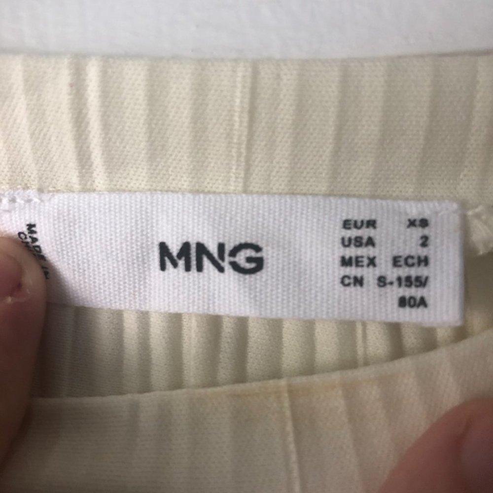 White Mango Plesse Dress size small New - Picture 3 of 5